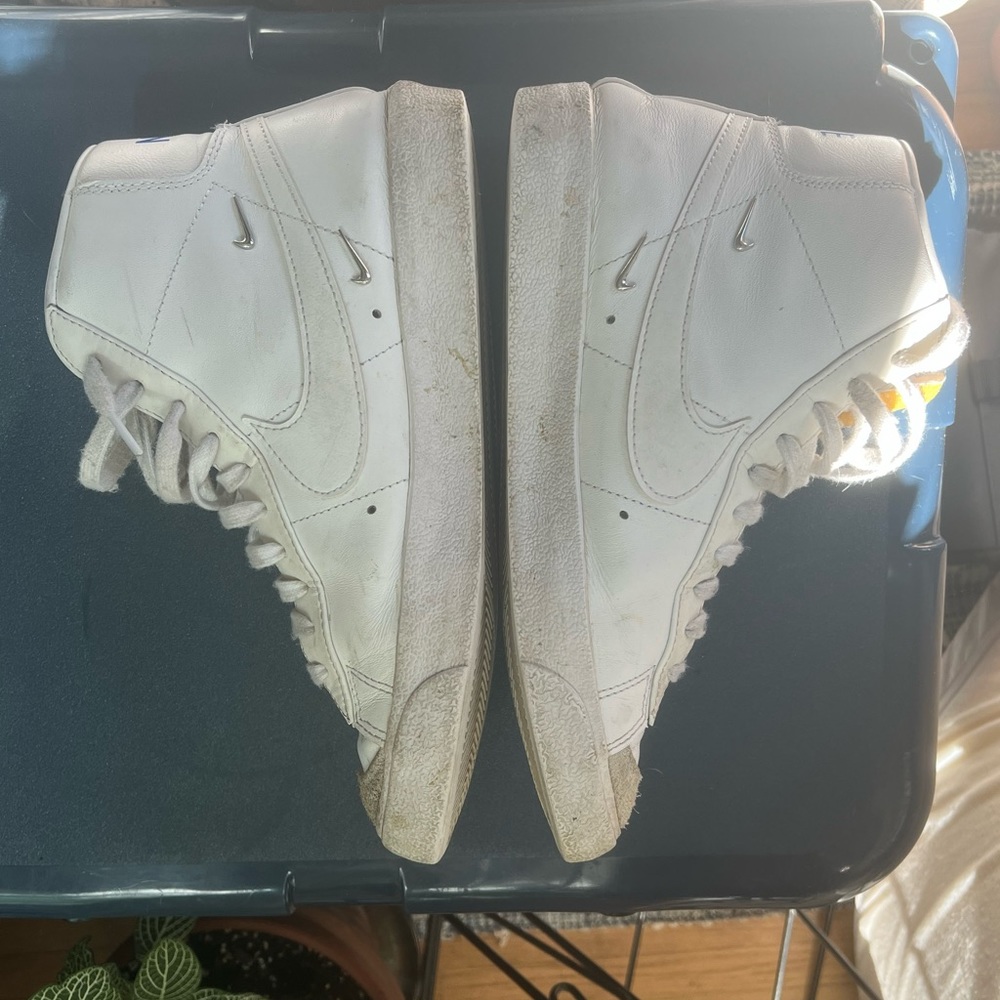 White Nike High Top Blazers - Women’s 10